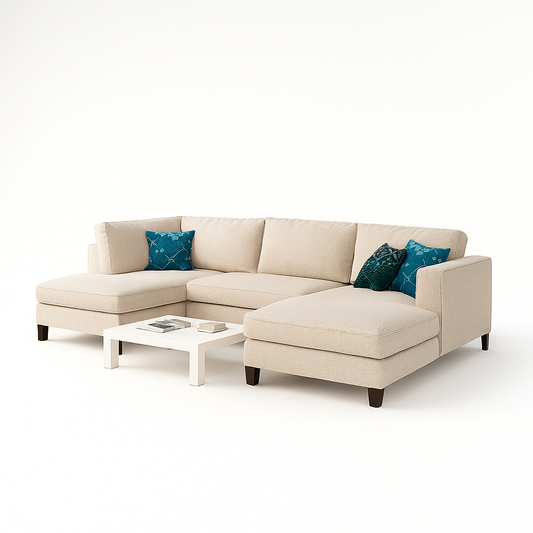 EAMES U SOFA WITH LEGS